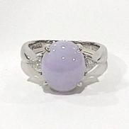 ラベンダーヒスイリング|宝石付きリング