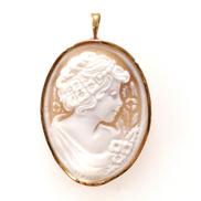 K18カメオブローチ|総8.1G