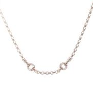 K18WGデザインネックレス|12.6G