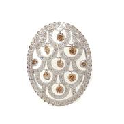 750K18ダイヤブローチ|9.5G