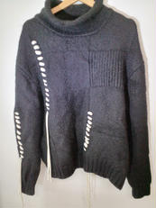 ハイネックウールセーター　BLK|SHOOP