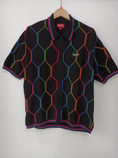 ジップアップポロシャツ BLK|SUPREME