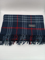 ウールマフラー　NVY|BURBERRYS