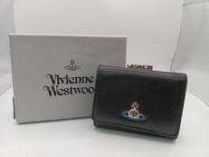 三つ折り財布 BLK|VIVIENNE WESTWOOD