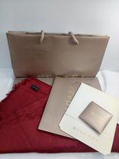 ストール RED|BVLGARI