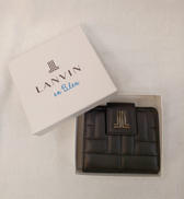 二つ折り財布 BLK|LANVIN