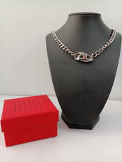 ステンレスチェーンネックレス　SLV|DIESEL
