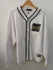 BASEBALL SWEATSHIRT シミ有り WHT|XLARGE