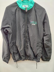 ナイロンジャケット BLK|FILA×XLARGE