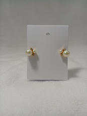 ダブルフェイクパールイヤリング|DIOR