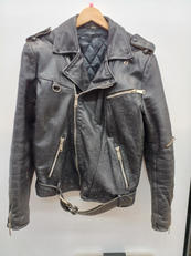 ダブルライダースジャケット　BLK|ECHTES LEDER