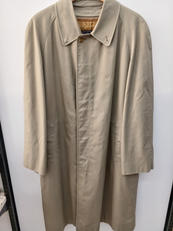 ステンカラーコート カーキベージュ|BURBERRY