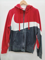 ジップアップパーカー RED×BLK×BLK|NIKE