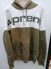 BLOCKED HOODED SWEATSHIRT|SUPREME