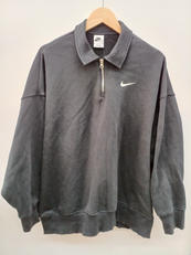 ハーフジップスウェット　BLK|NIKE