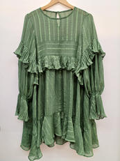 フリルチュニックブラウス　GRN|SNIDEL