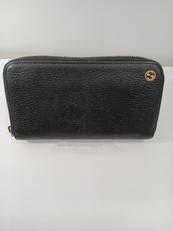 ラウンドジップ長財布 BLK|GUCCI