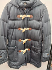 ダウンコート　NVY|LACOSTE