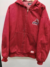 ジップアップジャケット　RED|XLARGE