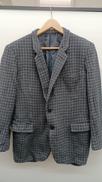 ウール＆カシミヤツイードジャケット　GRY|BURBERRYS