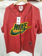 レザーベースボールジャージ|NIKE×SUPREME