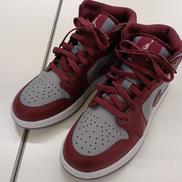 GS AIR JORDAN 1 MID "TEAM RED"|NIKE