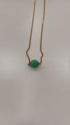 緑石ネックレス|緑色