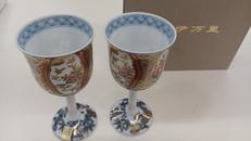 古伊万里ワイングラス|龍峰窯