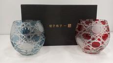 オールドグラス ペア|織部