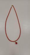 ネックレス|赤石