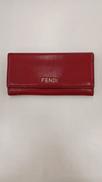 レッドレザー長財布|FENDI