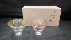 招福杯 富士山 冷酒杯揃え|東洋佐々木ガラス