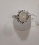 オパール、ダイヤ|1.0/0.3CT