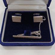 ネクタイクリップ・カフスセット|山崎謹製