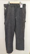 WOOL HERRINGBONE WORK TROUSERS|SUGAR CANE
