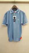 ジップポロシャツ　FRED PERRYコラボ　水色|COMME DES GARCONS SHIRT