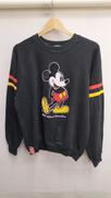 ミッキーフロッキープリントスウェット　ブラック|DISNEY
