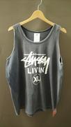 LIVIN'　タンクトップ　ブラック|STUSSY