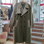 フェイクレザー切替トレンチコート|HARE