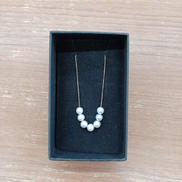 パールK10ネックレス|K10YG