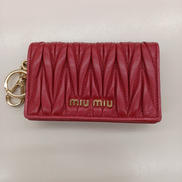 キーリング付きカードケース|MIUMIU