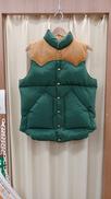 切り替えレザーダウンベスト|ROCKY MOUNTAIN×DUFFER