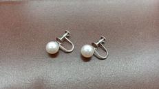 パールイヤリング|WG K14