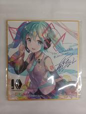 初音ミク 描き下ろしミニ色紙
