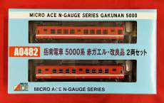 岳南電車 5000系赤ガエル・改良品 2両セット|MICRO ACE