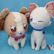犬飼こむぎ&猫屋敷ユキ ぬいぐるみセット|BANDAI