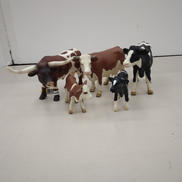 牛 ミニチュア5頭セット|SCHLEICH