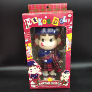 ペコちゃん人形 タータンチェック|不二家