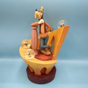 グーフィー 70周年 スノーグローブ スタチュー|DISNEY