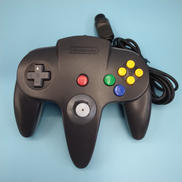 ニンテンドー64 純正コントローラー ブラック/グレー|NINTENDO